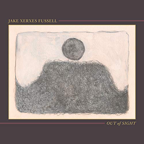 Album cover: abstract drawing of a hill under a dark circle.