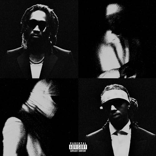 Black and white album cover featuring Future and Metro Boomin, split into four portraits.