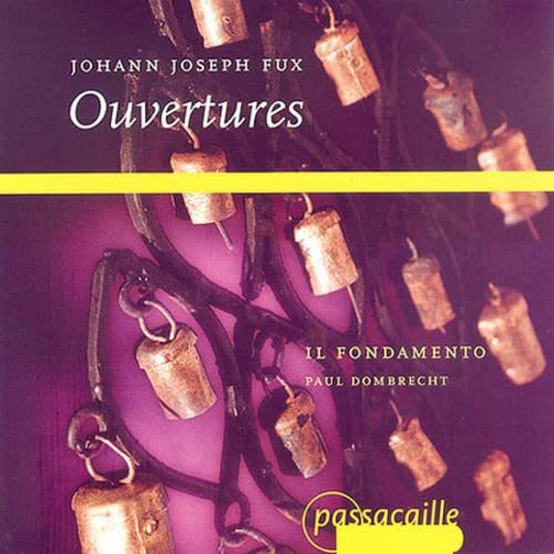 CD cover for Fux’s “Overtures / Il Fondamento” with hanging bells.