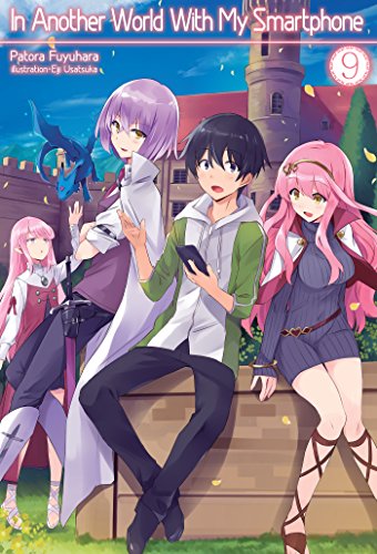 Light novel cover with anime-style characters and a castle backdrop.