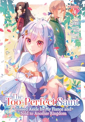 Manga cover featuring a pale-haired woman with two men in the background.