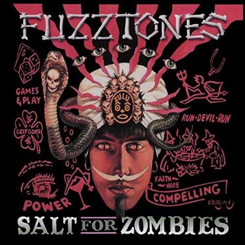 Salt For Zombies" CD cover: surreal collage with eyes, skulls, and a face.