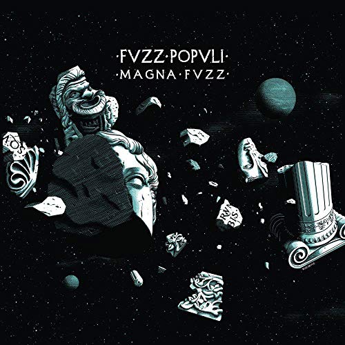 Album cover: shattered classical sculpture in a starry, dark space.