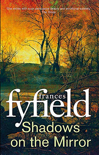 Book cover: “Shadows on the Mirror” with autumn trees and text.