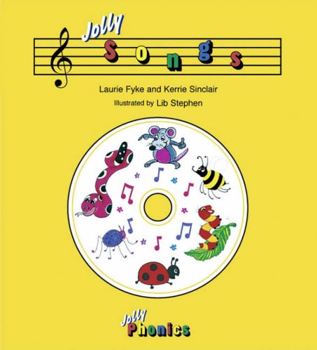 Yellow cover with a CD illustration of colorful insects and musical notes.