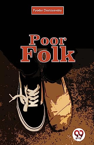 Book cover for “Poor Folk” showing worn shoes on a dark background.