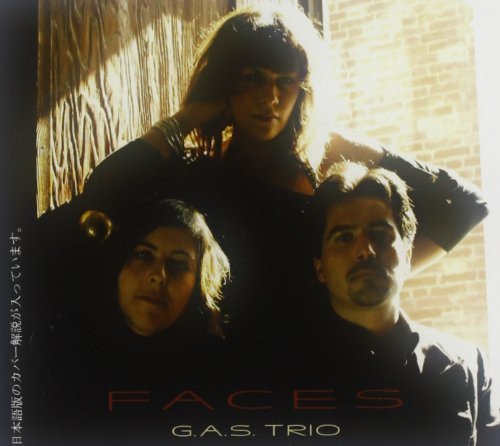 CD cover for G.A.S. Trio’s “Faces” featuring three portrait photos.