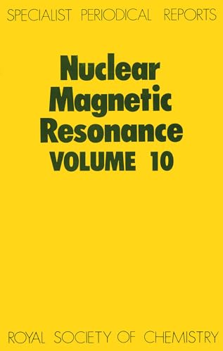 Yellow book cover with dark green text: "Nuclear Magnetic Resonance Volume 10".
