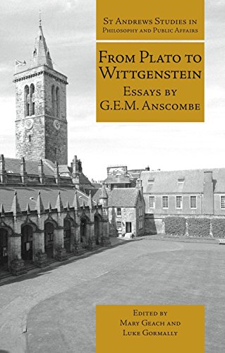 Book cover: "From Plato to Wittgenstein" with a university building image.