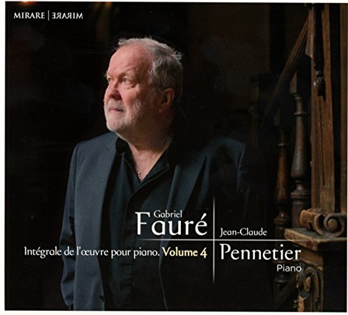 CD cover featuring portrait of pianist Jean-Claude Pennetier and text “Gabriel Fauré”.