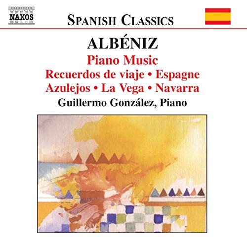 CD cover for Albéniz piano music performed by Guillermo Gonzalez.