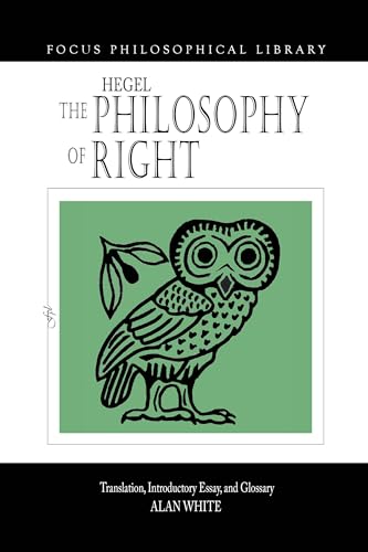 Book cover: "The Philosophy of Right" with an owl illustration.