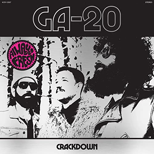 Ga-20 album cover: black and white portraits with red and purple accents.