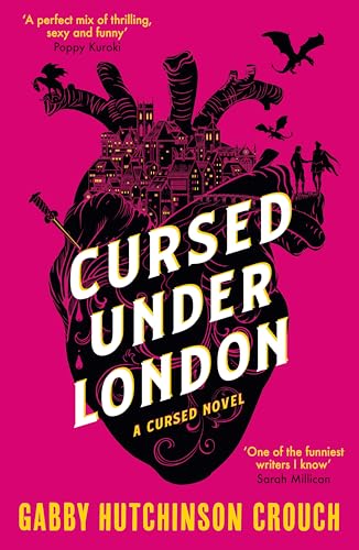 Book cover featuring a black anatomical heart containing a London cityscape on pink background.