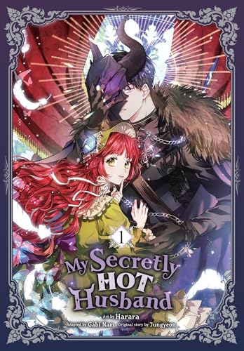 Manga cover featuring a man and woman with vibrant red hair.