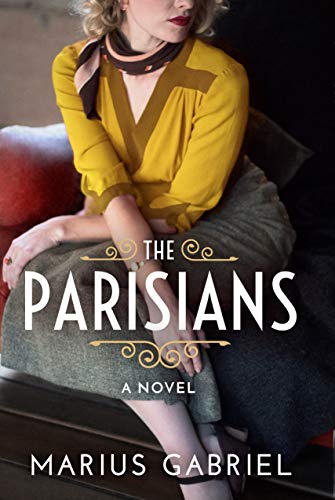 Book cover: woman in yellow top, title “The Parisians” in white text.