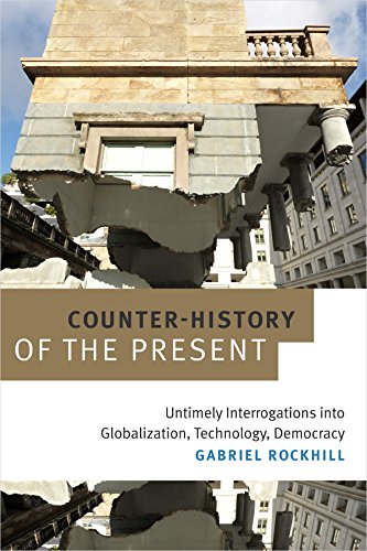 Book cover with fragmented architectural image and title “Counter-History of the Present.”