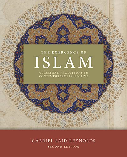 Book cover: "The Emergence of Islam," 2nd Edition, with ornate floral design.