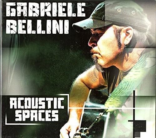 CD cover for Gabriele Bellini’s “Acoustic Spaces” featuring a portrait of the artist.