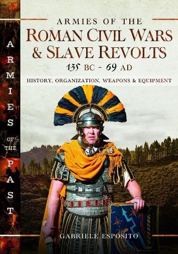 Book cover depicting a Roman soldier in full armor with a yellow crest.