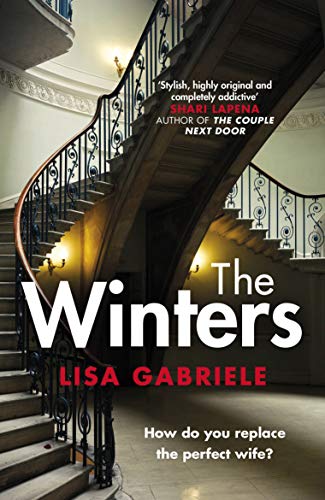 Book cover: "The Winters" with a grand, curving staircase image.