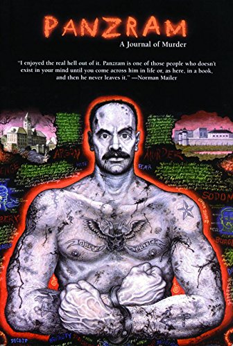 Book cover featuring a tattooed man’s torso against a fiery, illustrated background.