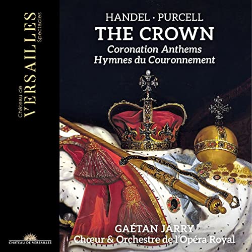 CD cover for "The Crown" featuring a jeweled royal crown and scepter.