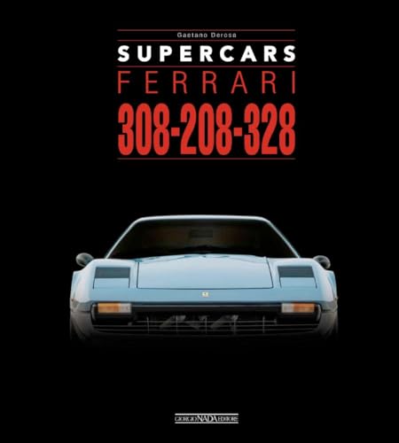 Book cover featuring a light blue Ferrari 308 sports car.