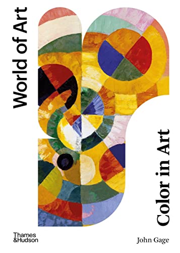 Book cover with abstract circular patterns in yellow, red, blue, and green on white.