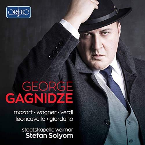 CD cover featuring opera singer George Gagnidze in a hat and suit.