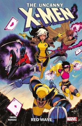 Comic book cover featuring Wolverine, Rogue, Gambit, Nightcrawler, and Jubilee in action.