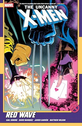 Comic book cover featuring Wolverine’s claws and a playing card motif.