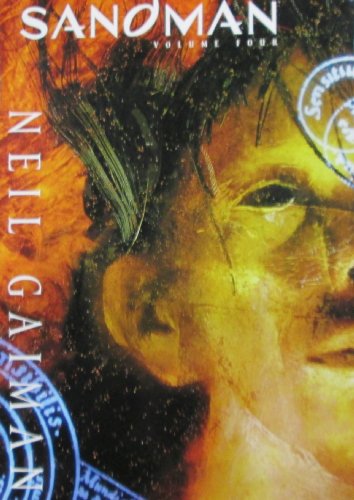 Close-up of Dream’s face with feathers, orange and black tones.