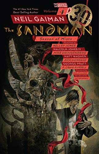 Cover of “Sandman Volume 4”, featuring a skull and shadowy figures.