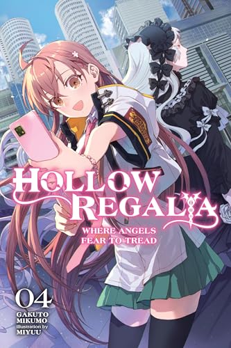 Light novel cover featuring two anime-style girls in a city setting.