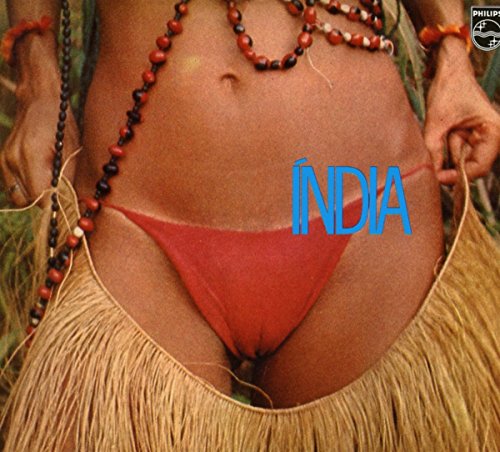 CD cover for Gal Costa’s “India” featuring a person in a red bikini.