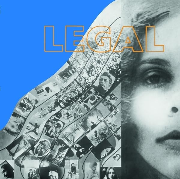 Record cover: Collage of black and white photos with orange text.