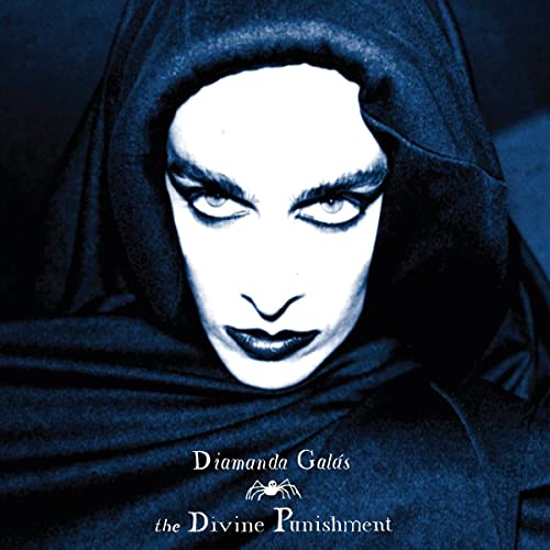 Blue-toned CD cover featuring a hooded figure with intense dark eyes.