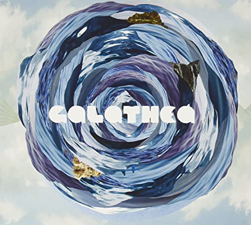 CD cover with swirling blue and white abstract water design.