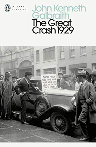 Book cover showing a man selling his car during the 1929 stock market crash.