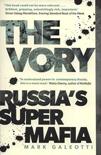 Book cover for “The Vory: Russia’s Super Mafia” with tattooed arms and bold text.