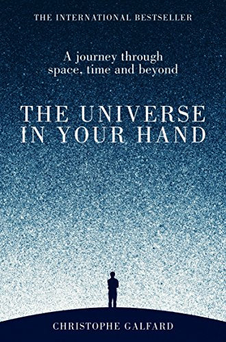 Book cover with a starry blue sky and a small silhouette of a person.