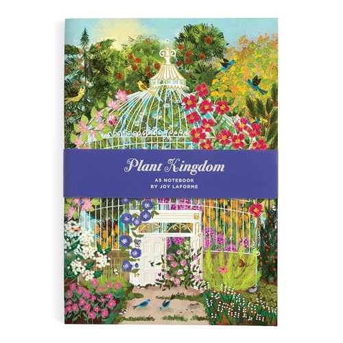 Floral journal cover with greenhouse illustration and “Plant Kingdom” text.