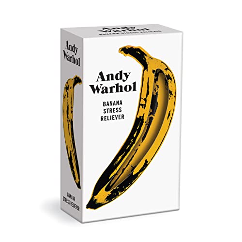 Box featuring Andy Warhol’s iconic yellow banana print design.