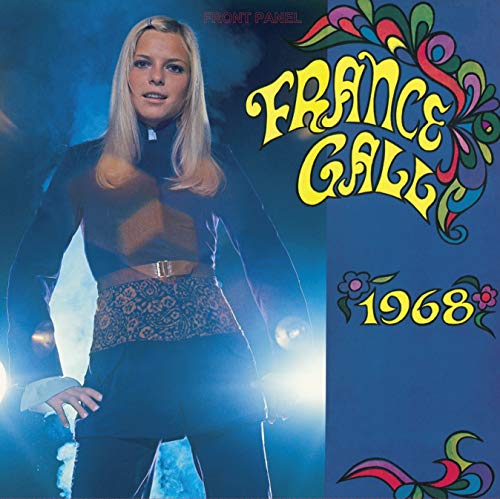 1968 vinyl album cover featuring France Gall in a patterned outfit.