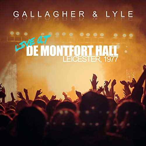 CD cover for Gallagher & Lyle live concert, 1977, with crowd scene.