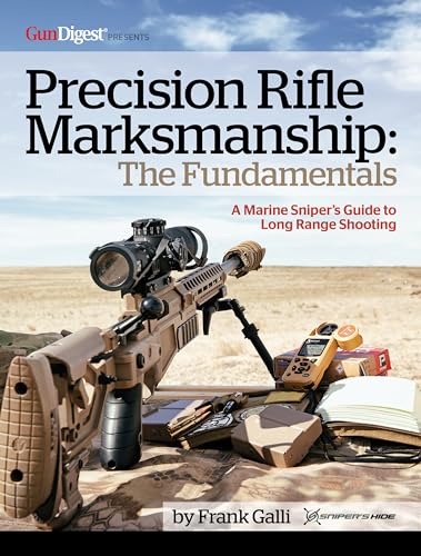 Book cover featuring a scoped rifle, rangefinder, and shooting accessories.