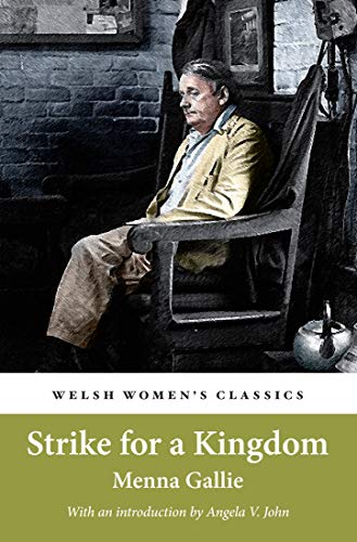 Book cover: seated man in yellow jacket, "Strike For A Kingdom" title.