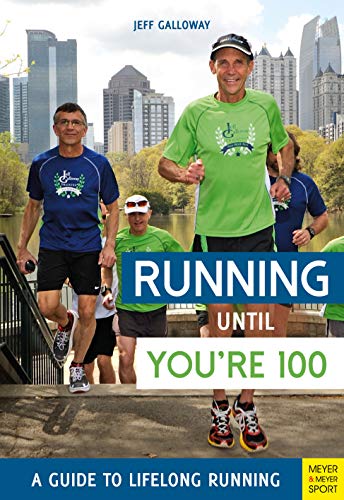 Book cover featuring Jeff Galloway and other runners in a city park setting.