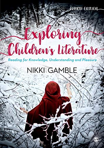 Book cover with snowy woods and a child in a red hooded cape.